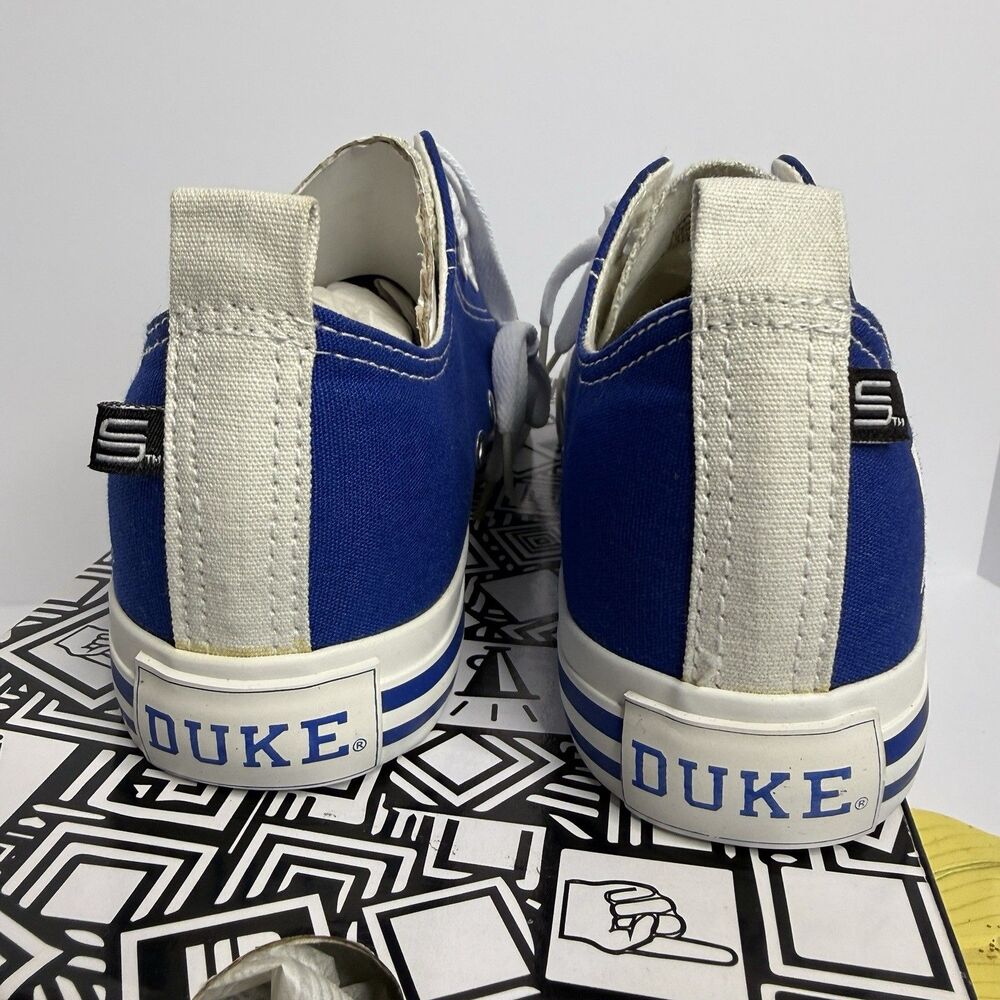 SKICKS Duke Blue Devils Women Size 7 Low Top Canvas Sneakers-NEW IN BOX - Picture 9 of 10